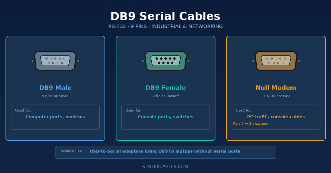 DB9 Serial Cables and RS-232: Why Serial Ports Refuse to Phase Out