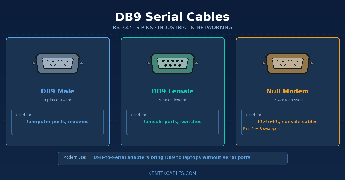 DB9 Serial Cables and RS-232: Why Serial Ports Refuse to Phase Out