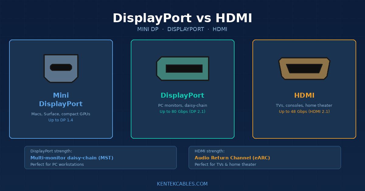 DisplayPort vs HDMI: Which Video Cable Should You Use?