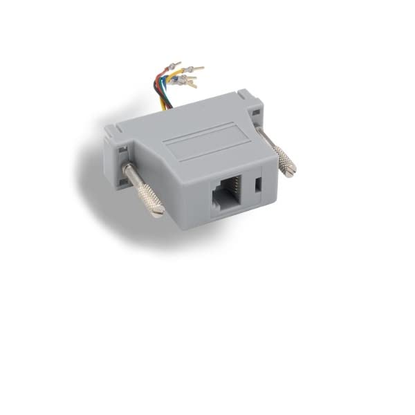 KENTEK D-Sub Modular Adapter DB25 Male to RJ12 RJ-12 Female M/F Serial Jack Plug Phone Telecom PC - Image 2