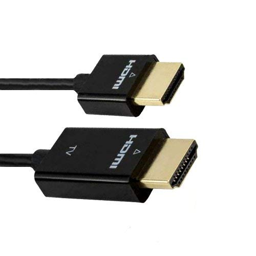 Kentek Ultra Slim HDMI with RedMere Chip Technology Ethernet 4K 3D Male to Male M/M 36 AWG Gold-Plated Connector Cable Cord HDTV LED LCD TV Monitor Display