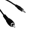 KENTEK 3.5mm AUX Auxiliary Male to Mono RCA Male M/M Cable Cord Stereo Audio for PC Mac Audio Device MP3 Car Monitor