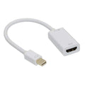 Kentek Mini Displayport 1.2 Male to 4K HDMI Female M/F Passive Adapter Converter Cord Mini DP MDP Thunderbolt Digital 4K Resolution HDTV Ready for PC MAC