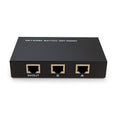 Kentek RJ45 2 Way Manual Data Switch Box Push Button Style Network I/O AB Female Port Phone Internet CAT5 CAT6 Devices