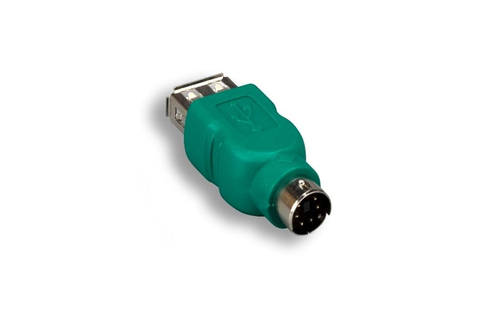 KENTEK USB 2.0 Type A Female to Mini DIN 6 Pin Male Mouse Adapter F/M Converter Port Saver Changer Coupler for PC Computer - Image 2