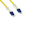 KENTEK Fiber Optic Cable LC to LC LC/LC Single-Mode Duplex 9/125 2.0mm OD Standard Zipcore Patch Cord