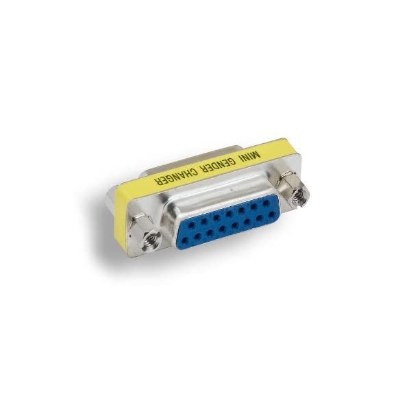 KENTEK Mini DB15 15 Pin Female to Female F/F for PC Game Joystick Mini Adapter Changer Coupler D-Sub - Image 2