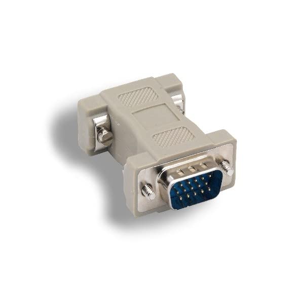 KENTEK DB9 9 Pin to HD15 VGA 15 Pin Video Adapter Changer Coupler for Multi-Sync Molded RS-232 - Image 2