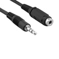 KENTEK 3.5mm AUX Auxiliary Extension Cable Cord Male to Female M/F Stereo Audio for PC Mac Audio Device MP3 Car Monitor