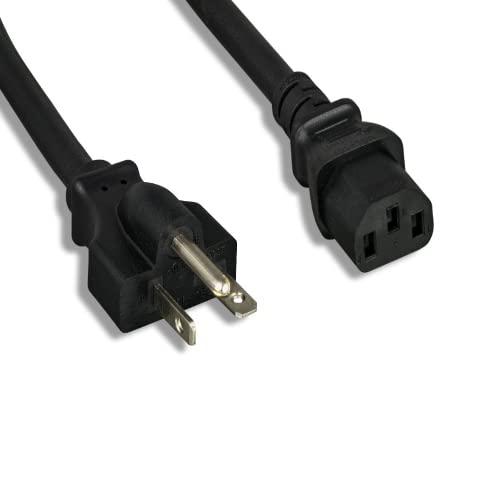 Kentek NEMA 6-20P to IEC-60320 C13 Power Cable 14 AWG 15A/250V SJT Heavy-Duty