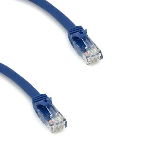 Kentek CAT6A UTP Patch Cable 24 AWG 600 MHz 10G 10Gbps Category 6a Unshielded Twisted Pair Snagless Molded Boot Ethernet RJ45 Network Internet Cord Blue - Image 2