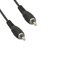 KENTEK RCA Standard Composite Video Cable Cord Connector Male to Male M/M Black