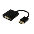 Kentek Display Port Male to DVI Digital DVI-D Female M/F Video Adapter Converter Cord DP DisplayPort Black 1080p for PC Mac