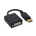 Kentek DisplayPort Male to DVI Digital Female M/F Adapter Converter Cord DP Display Port with Latche to DVI-D 1080P for PC Mac