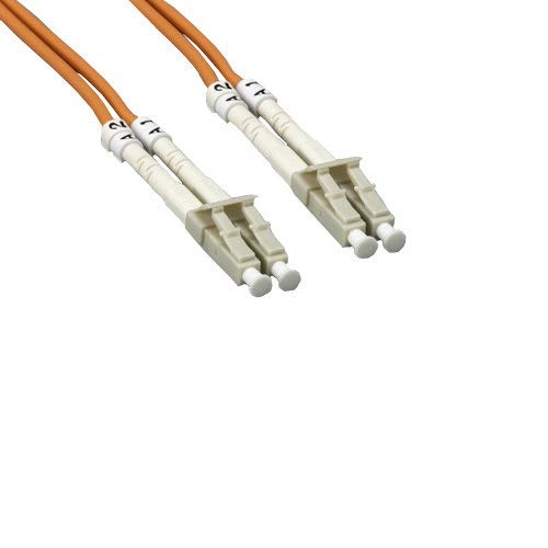 KENTEK Fiber Optic Cable LC to LC LC/LC OM2 Multi-Mode Duplex 50/125 2.0mm OD Standard Zipcore Patch Cord