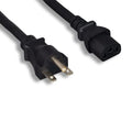 Kentek NEMA 6-15P to IEC-60320 C13 Power Cable 14 AWG 15A/250V SJT Heavy-Duty