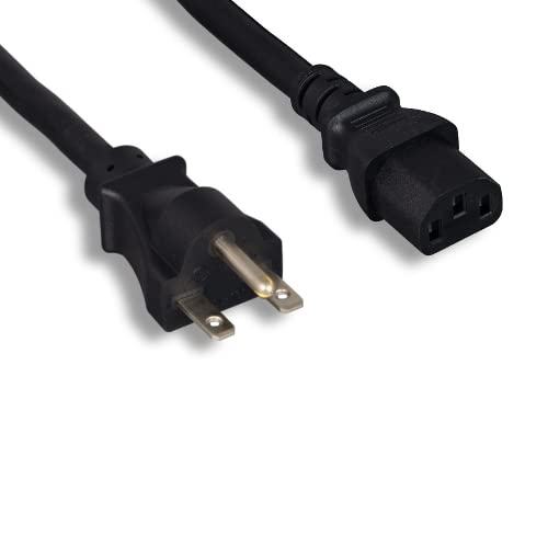Kentek NEMA 6-15P to IEC-60320 C13 Power Cable 14 AWG 15A/250V SJT Heavy-Duty