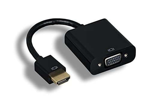 Kentek 8 Inch 8" HDMI 1.3b to VGA HD15 Adapter Male to Female M/F Connector Cord 1080p PC MAC HDTV Monitor Display