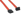 KENTEK SATA Device Cable Cord 26 AWG 7 Pin Serial ATA Straight to Right-Angled 90 to 180 Degree Connector Internal 3.0 Gbps for PC Mac HDD Motherboard