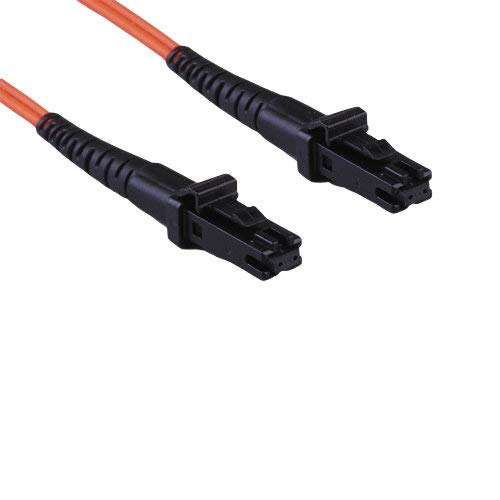 Kentek Fiber Optic Cable MT-RJ to MTRJ MTRJ/MTRJ OM1 Multi-Mode Duplex 62.5/125 Mini Zipcore Patch Cord