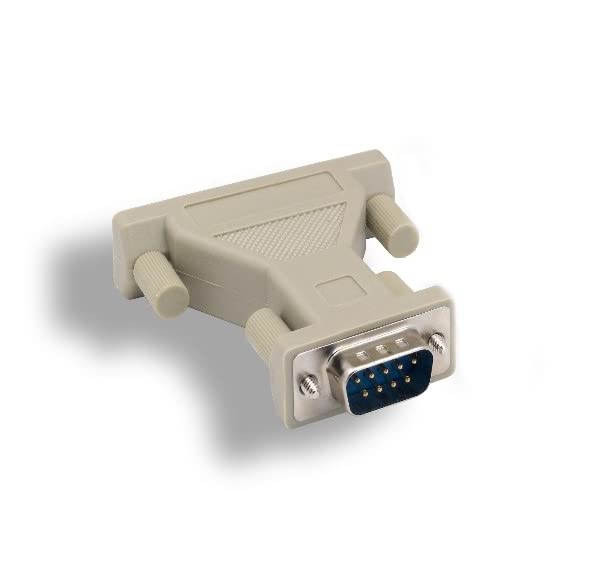 KENTEK DB9 Male to DB25 Female, Male to Female M/F Serial at Modem Adapter Changer Coupler RS-232 Molded Peripheral Printer