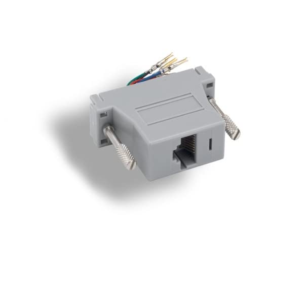 KENTEK D-Sub Modular Adapter DB25 Male to RJ45 RJ-45 Female M/F Serial Jack Plug Console Networking Ethernet Cat5E Cat6 - Image 2