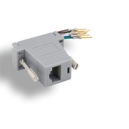 KENTEK D-Sub Modular Adapter DB15 Male to RJ45 RJ-45 Female M/F Serial Jack Plug Console Networking Ethernet Cat5E Cat6 - Image 2