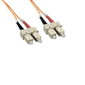 KENTEK Fiber Optic Cable SC to SC SC/SC OM1 Multi-Mode Duplex 62.5/125 2.0mm OD Standard Zipcore Patch Cord