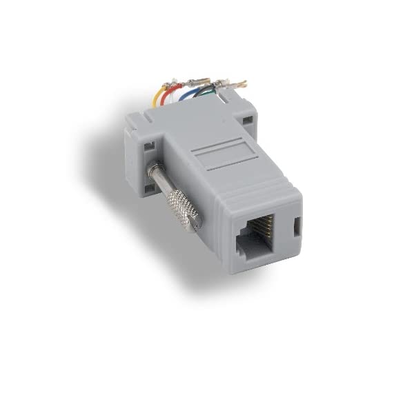 KENTEK D-Sub Modular Adapter DB9 Female to RJ12 RJ-12 Female F/F Serial Jack Plug Phone Telecom PC - Image 2