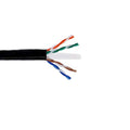 Kentek 1000 Feet FT CAT6 UTP Solid Bulk Cable 24 AWG 550 MHz Category 6 Unshielded Twisted Pair PVC Jacket Ethernet RJ45 Network Internet Cord Wire - Black