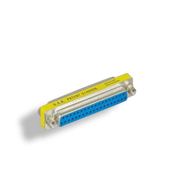 KENTEK Mini DB37 37 Pin Female to Female F/F D-Sub Mini Adapter Changer Coupler RS-423 PC Expansion Boards