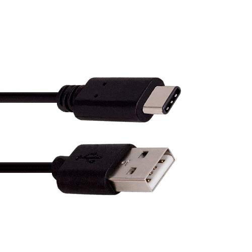 KENTEK USB 2.0 High Speed Type C Cable 28 AWG Male to Type A Male M/M 480M 3A Cable Cord Data Transfer Sync Charge Power Black for Laptop PC Smartphone Tablet