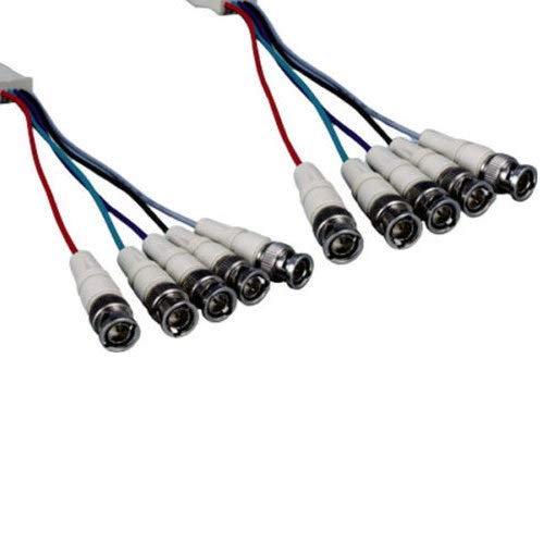Kentek Premium 5 BNC Rgbhv Male to Male M/M Component 5-Channel Digital Video Cable 75ohm Mini Coaxial High Resolution CCTV HDTV