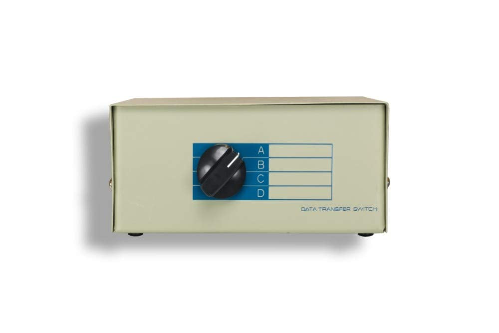 Kentek DB15 4 Way Manual Data Switch Box 15 Pin I/O ABCD Female Port for PC Game Joystick MAC Monitors MIDI Devices Peripherals - Image 2