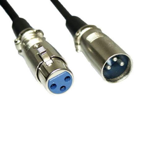Kentek XLR 3 Pin Male to Female M/F Extension Shielded Cable Cord Mic Microphone Audio Karaoke