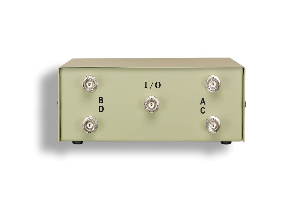 KENTEK BNC 4 Way Manual Data Switch Box Female I/O ABCD Port for Coaxial BNC Interface Video Display Monitors - Image 2