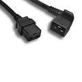 Kentek 12 AWG Power Cable Cord Right Angled C20 to C19 20A/250V SJT Data Server Black