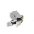 KENTEK D-Sub Modular Adapter DB9 Male to RJ12 RJ-12 Female M/F Serial Jack Plug Phone Telecom PC
