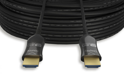 Kentek 4K HDMI 2.0 Plenum CMP Active Optical Cable - Connector View