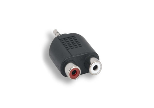KENTEK 3.5mm AUX Male to RCA RW Female Y Adapter Converter Connector Auxiliary Stereo Audio M/F