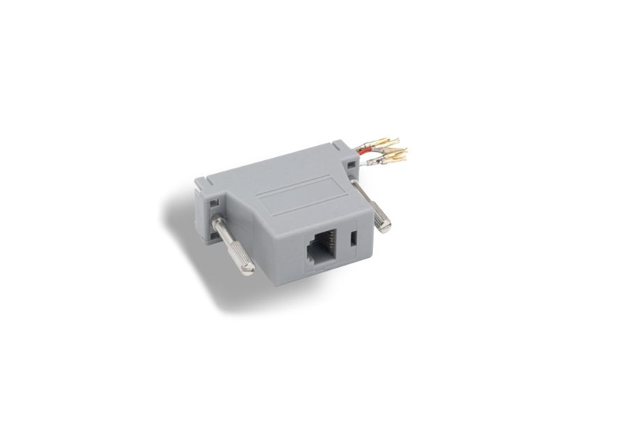 KENTEK D-Sub Modular Adapter DB25 Female to RJ12 RJ-12 Female F/F Serial Jack Plug Phone Telecom PC