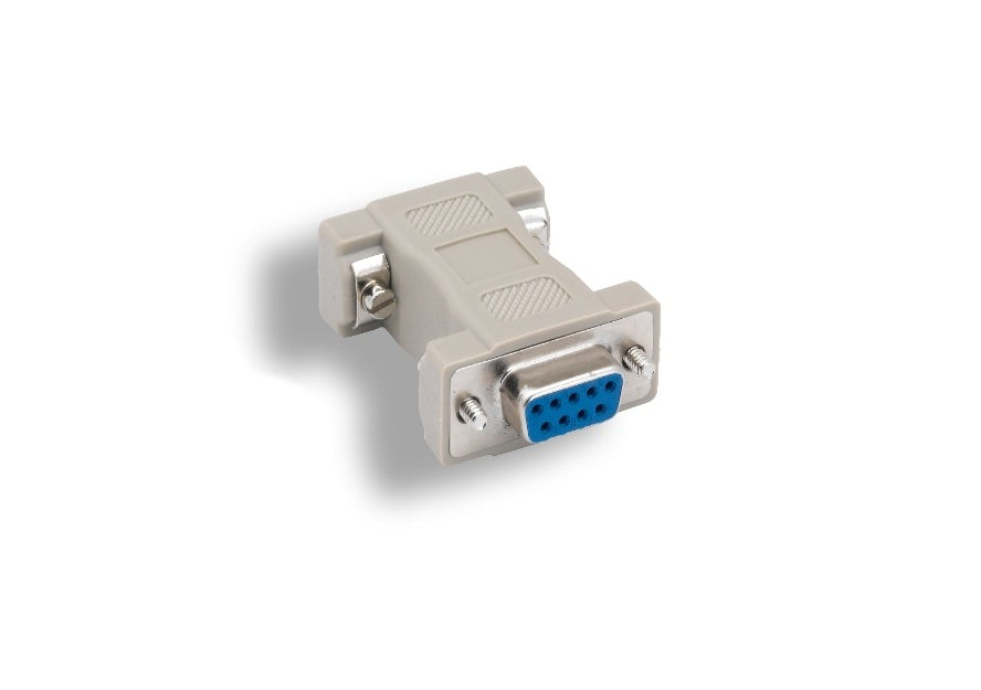 KENTEK DB9 9 Pin Female to Female F/F Serial/at Modem Adapter Changer Coupler RS-232 Straight Through Molded Peripheral Device