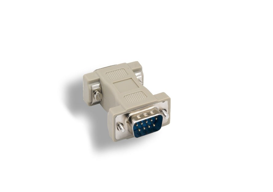 KENTEK DB9 9 Pin Male to Male M/M Serial/at Modem Adapter Changer Coupler RS-232 Straight Through Molded Peripheral Device