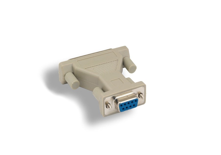 KENTEK DB25 Male to DB9 Female, Male to Female M/F Serial at Modem Adapter Changer Coupler RS-232 Molded Peripheral Printer