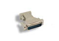 KENTEK DB25 Male to DB9 Female, Male to Female M/F Serial at Modem Adapter Changer Coupler RS-232 Molded Peripheral Printer