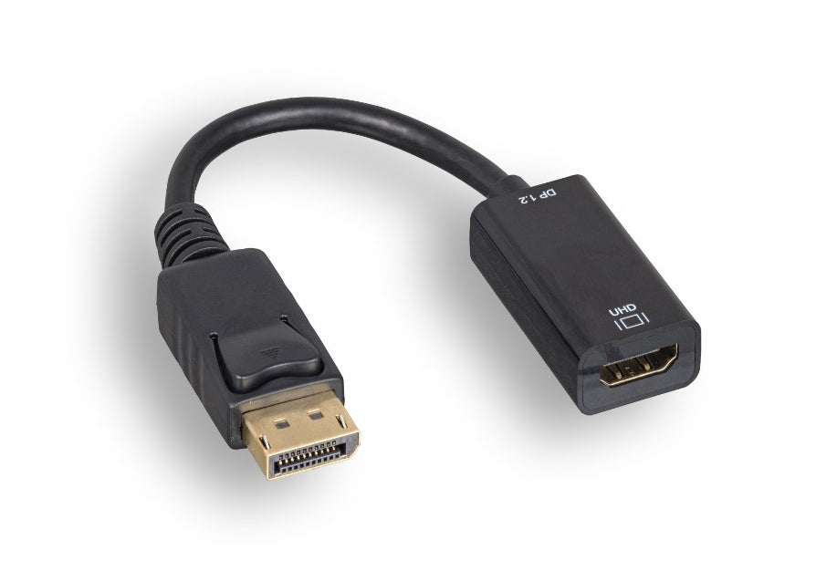 Kentek Displayport 1.2 Male to HDMI Female Active Adapter Cable with Latches 4K