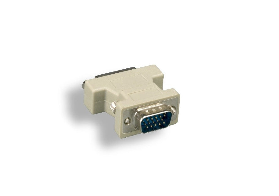 Kentek VGA HD15 HD 15 pin Male to DVI Analog DVI-A 12+5 pin Female M/F Adapter Connector Coupler Monitor Display PC MAC TV