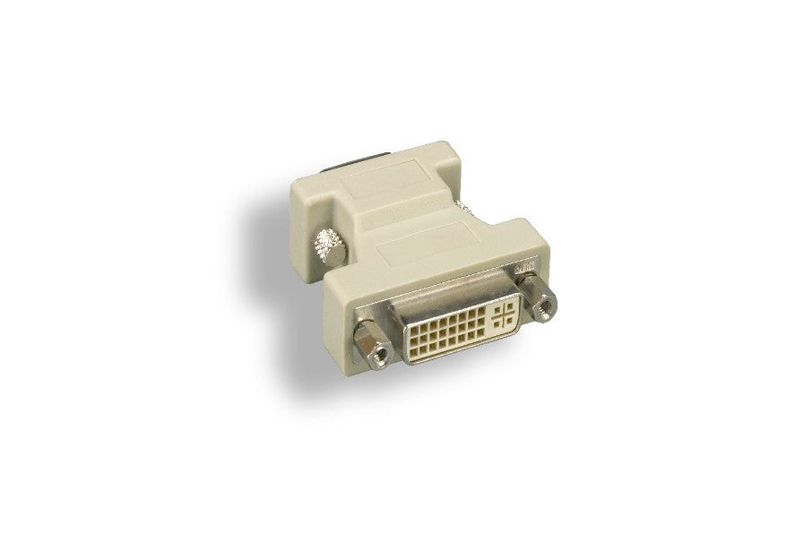 Kentek VGA HD15 HD 15 pin Male to DVI Analog DVI-A 12+5 pin Female M/F Adapter Connector Coupler Monitor Display PC MAC TV