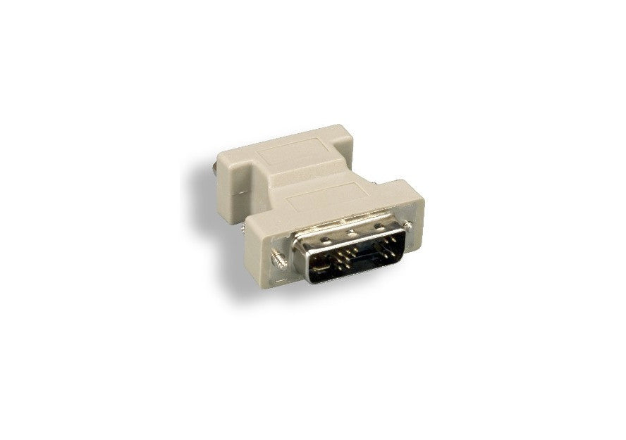 Kentek DVI Analog DVI-A 12+5 pin Male to VGA HD15 HD 15 pin Female M/F Adapter Connector Coupler Monitor Display PC MAC TV
