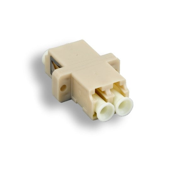 Kentek Fiber Optic Adapter LC to LC LC/LC Duplex Panel Mount Feedthrough Coupler Multimode